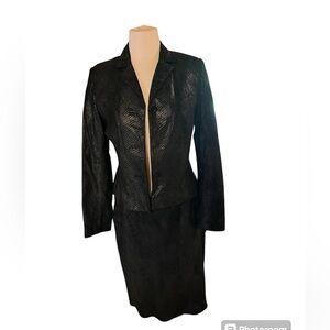 Danier Leather Suit Skirt and Jacket size 8-10